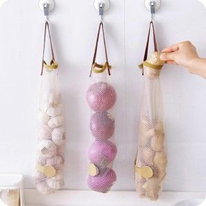 Storage & Organization | Hanging Mesh Breathable Onion Storage Bag Kitchen Storage & Organization