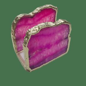 Storage & Organization | Pink Agate Stone Napkin Holder Kitchen Storage & Organization