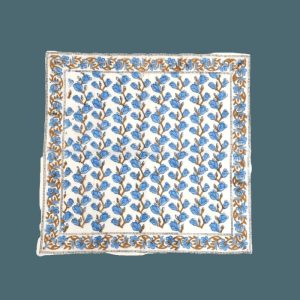 Table Linens | Blue Aiya Hand Block Printed Cotton Napkins Kitchen Table Linens