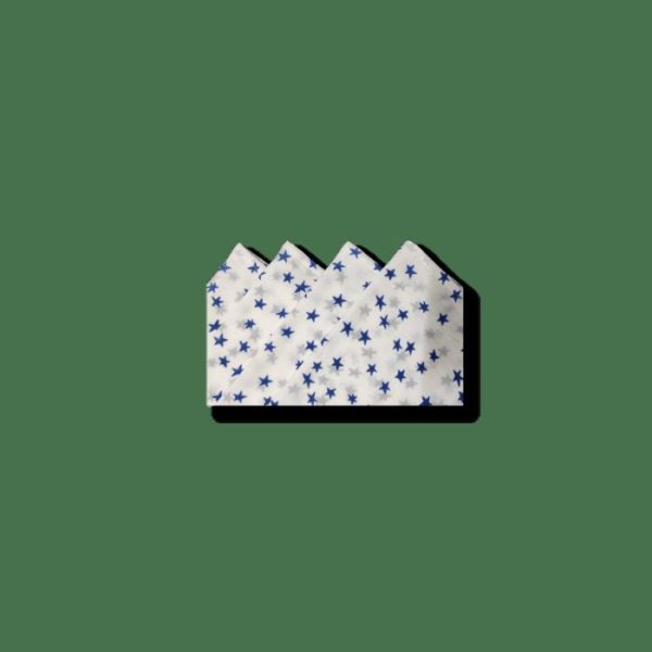 Table Linens | Blue Mini Star Cotton Napkins Kitchen Table Linens