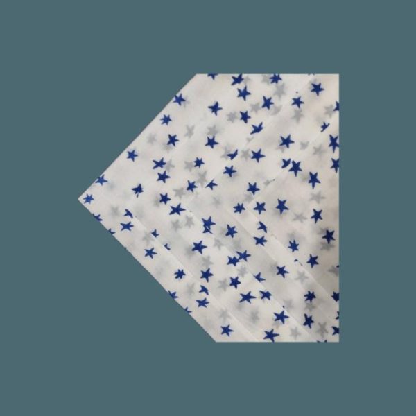 Table Linens | Blue Mini Star Cotton Napkins Kitchen Table Linens