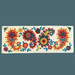 Table Linens | Bohemian Floral Beaded Table Runner Kitchen Table Linens