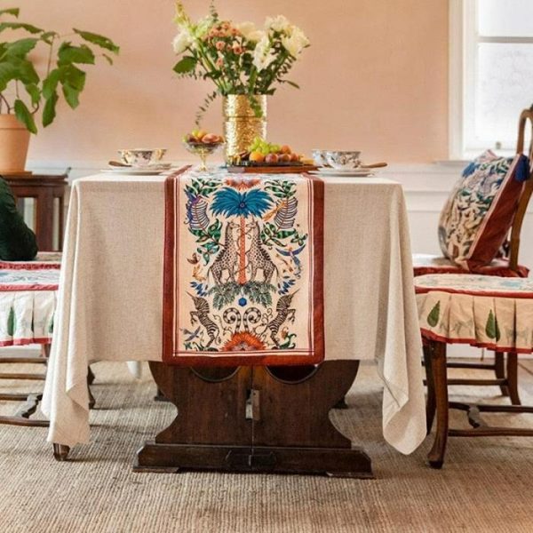 Table Linens | Elegant Safari World Table Runner, 40X160cm(15.7×63) Kitchen Table Linens