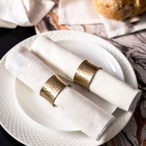 Table Linens | Pure Cotton Slub Table Napkins – Set Of 4 Kitchen Table Linens