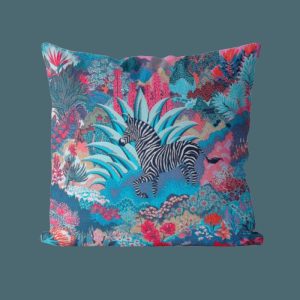 Throw Pillows | Zebra In The Garden Floral Printed Throw Pillow Cover Home Decoration Throw Pillows