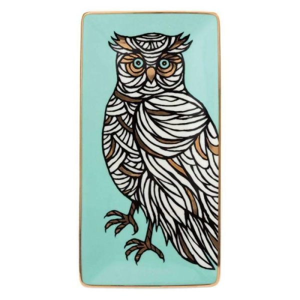 Trays & Storages | Patch Nyc Owl Porcelain Tray Decor Trays & Storages