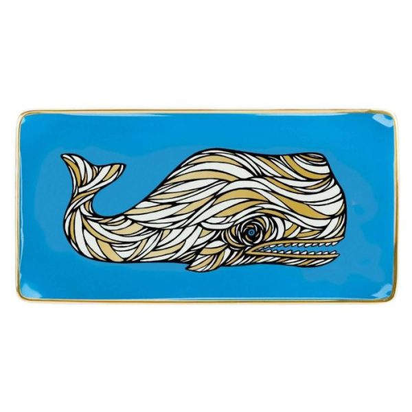 Trays & Storages | Patch Nyc Whale Porcelain Tray Decor Trays & Storages