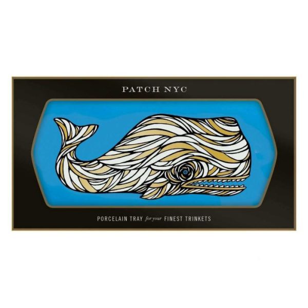 Trays & Storages | Patch Nyc Whale Porcelain Tray Decor Trays & Storages