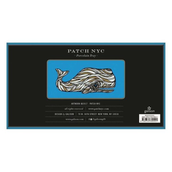 Trays & Storages | Patch Nyc Whale Porcelain Tray Decor Trays & Storages