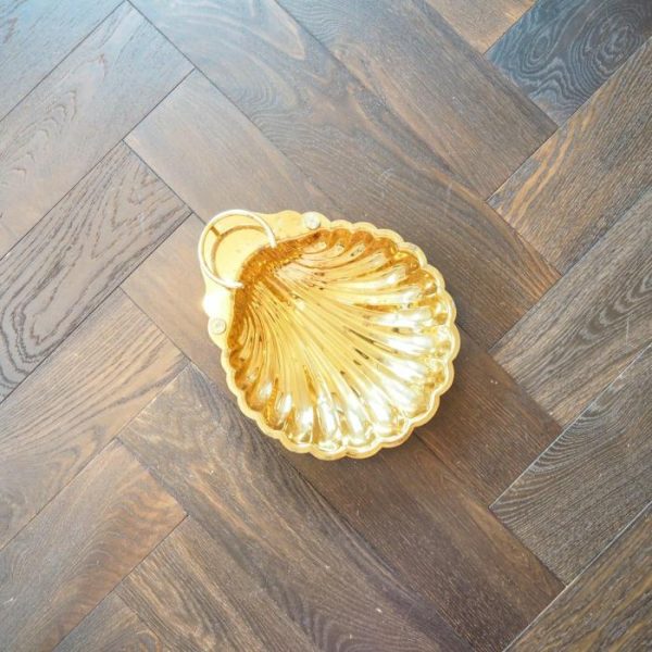 Trays & Storages | Vintage Brass Sea Shell Trinket Tray – Large Decor Trays & Storages