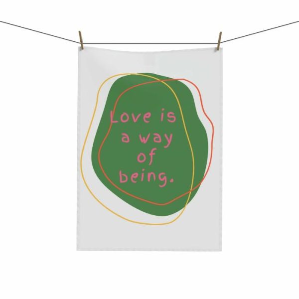 Utensils & Tools | Love Is A Way Of Being Green Tea & Kitchen Towel, 20" × 27" Kitchen Utensils & Tools