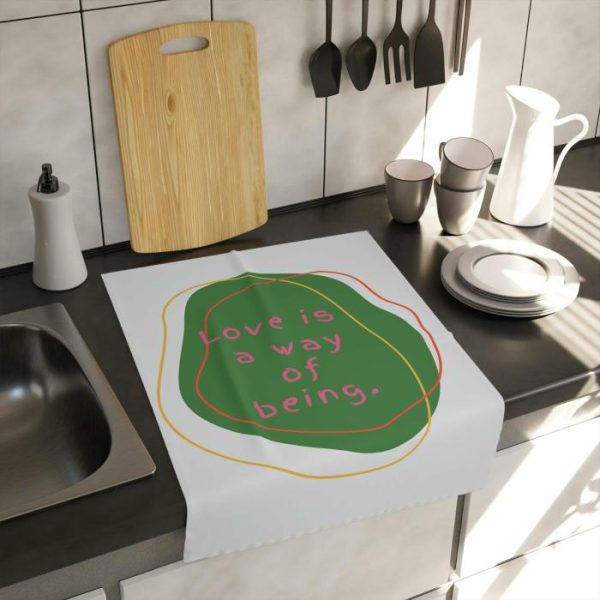 Utensils & Tools | Love Is A Way Of Being Green Tea & Kitchen Towel, 20" × 27" Kitchen Utensils & Tools