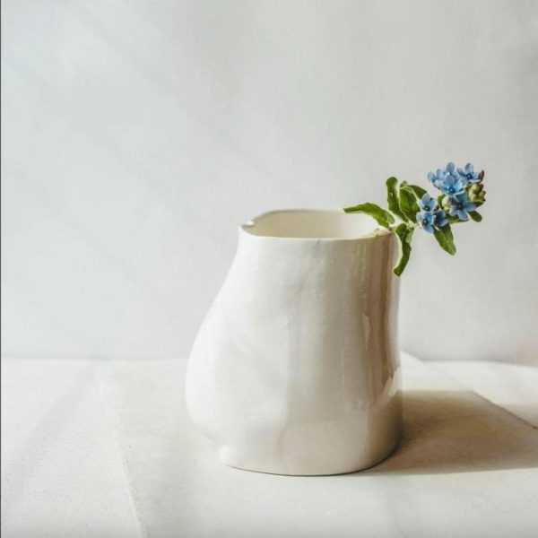 Vases & Jars | Hand Crafted David’s Nude Porcelain Vase Decor Vases & Jars