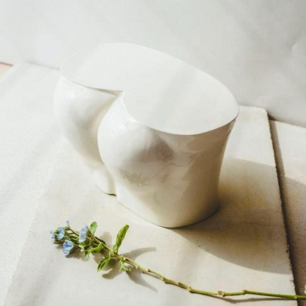 Vases & Jars | Hand Crafted David’s Nude Porcelain Vase Decor Vases & Jars