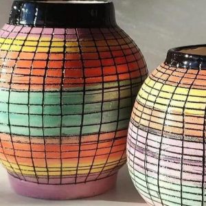 Vases & Jars | Handmade Large Color Cube Vase Decor Vases & Jars