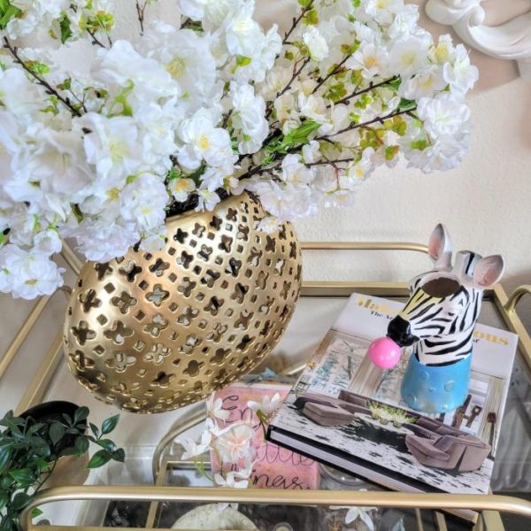 Vases & Jars | Zebra Blowing Bubbles Decorative Vase Decor Vases & Jars