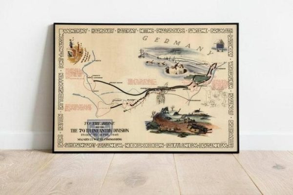 Vintage Wall Art | Europe World War 2 Map Print, Poster Print, 32×40 inches Vintage Wall Art Vintage Wall Art