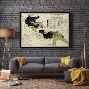 Vintage Wall Art | German Alliance Map, Old Maps, 24×30 inches Vintage Wall Art Vintage Wall Art