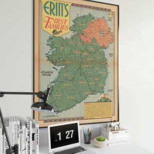 Vintage Wall Art | Ireland Map Print, Art History, 24×32 inches Vintage Wall Art Vintage Wall Art