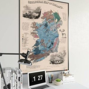 Vintage Wall Art | Ireland Map Print, Fine Art Prints, 28×36 inches Vintage Wall Art Vintage Wall Art