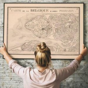 Vintage Wall Art | Map Of Middelbourg 1831, Belgium Maps, 12×16 inches Vintage Wall Art Vintage Wall Art