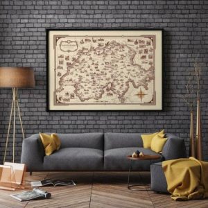 Vintage Wall Art | Map Of Switzerland, Vintage Map Print, 24×32 inches Vintage Wall Art Vintage Wall Art