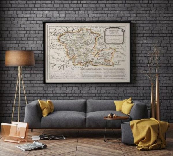 Vintage Wall Art | Reynosa Map Print, Canvas Print Wall Art, 28×32 inches Vintage Wall Art Vintage Wall Art