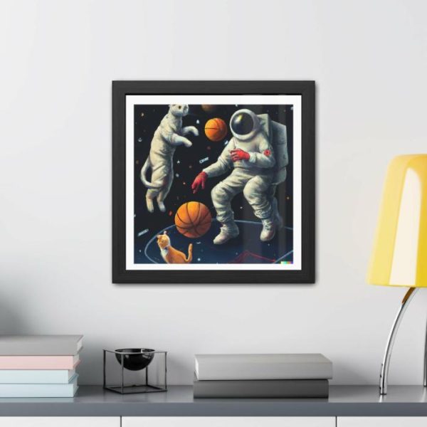 Wall Decor | Astronaut Party In Space Framed Poster Wall Art Wall Wall Decor