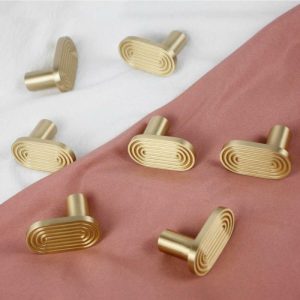 Wall Decor | Brass Art Deco Organizing Wall Hook Wall Wall Decor