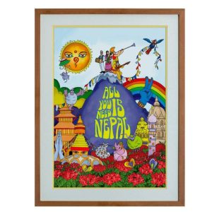 Wall Prints | All You Need Is Nepal Wall Art Print, A3 Wall Wall Prints