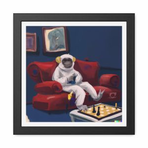 Wall Prints | Monkey Astronaut Poster Wall Art Wall Wall Decor