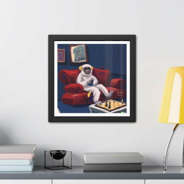 Wall Prints | Monkey Astronaut Poster Wall Art Wall Wall Decor