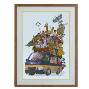 Wall Prints | The Greatest Show Van! Wall Art Print, A3 Wall Wall Prints