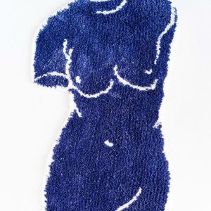 Bath Mats | Blue Venus Goddess-Shaped Bath Rug Accent Rugs Accent Rugs