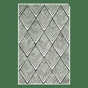 Hand Tufted Wool Rugs | Black And Cream Art Deco Geometric Hand Tufted Wool Rug, 2′ x 3′ Hand Tufted Wool Rugs Hand Tufted Wool Rugs