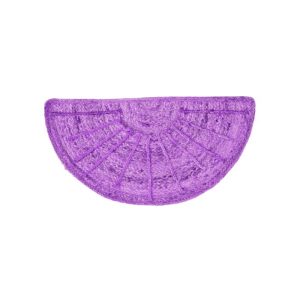 Jute Rugs | Sun Ray Semi Circle Jute Rug – Purple Accent Rugs Accent Rugs