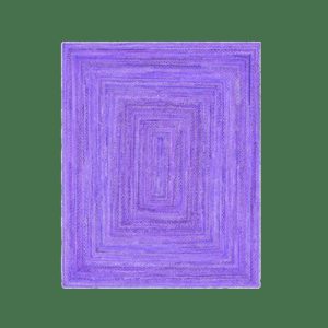 Jute Rugs | Purple Hand Braided Jute Rug, 2′ x 3′ Jute Rugs Jute Rugs