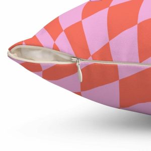 One Of A Kind Pillows | Checker Groovy Throw Pillow One Of A Kind Pillows One Of A Kind Pillows