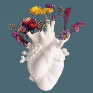 Vases & Jars | Anatomical Heart Flower Vase Sculpture, Small Decor Vases & Jars