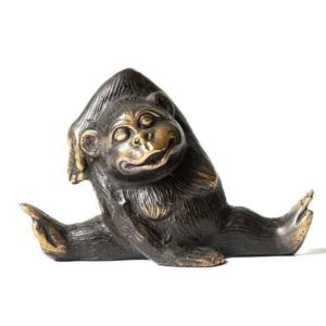 Brass Sculptures | Solid Brass Yoga Monkeys Sculpture Brass Sculptures Brass Sculptures