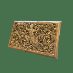 Trays & Storages | Hand Engraved Solid Brass Niello Rectangular Betel Box – Hanuman Decor Trays & Storages