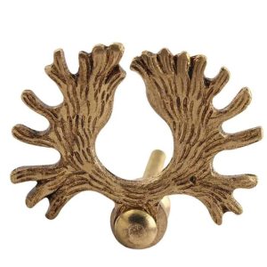 Hardware | Handmade Brass Reindeer Antlers Cabinet Knobs – Set Of 6 Decor Hardware