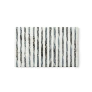 Serveware | Handmade Black & White Striped Marble Cheese Board Kitchen Serveware