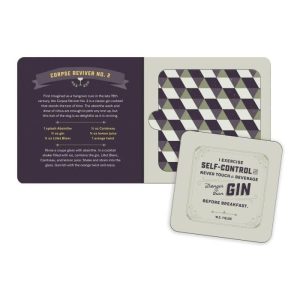 Drinkware | Gin And Bear It Coaster Book Drinkware Drinkware